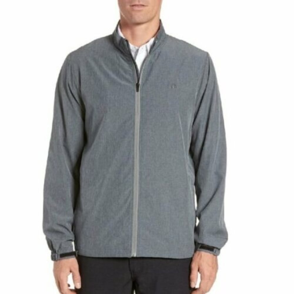 Travis Mathew Mens ROAD SODA FULL ZIP JACKET LIGHT